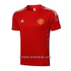 Camiseta De Entrenamiento Manchester United Champions League 2022-23 Roja Blanca - Hombre